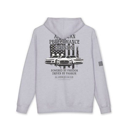 All American Car Club Hoodie — Performance Division Vintage Muscle Car Pullover