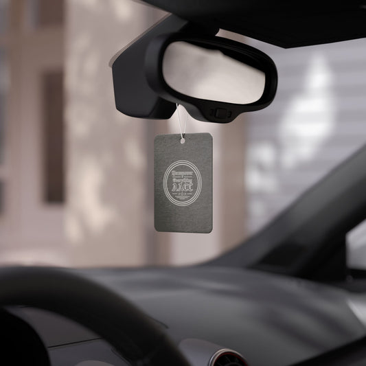Car Air Freshener — Vintage Circular Logo Scent Tag