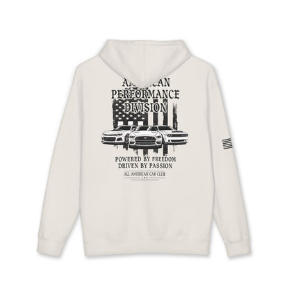 All American Car Club Hoodie — Performance Division Vintage Muscle Car Pullover