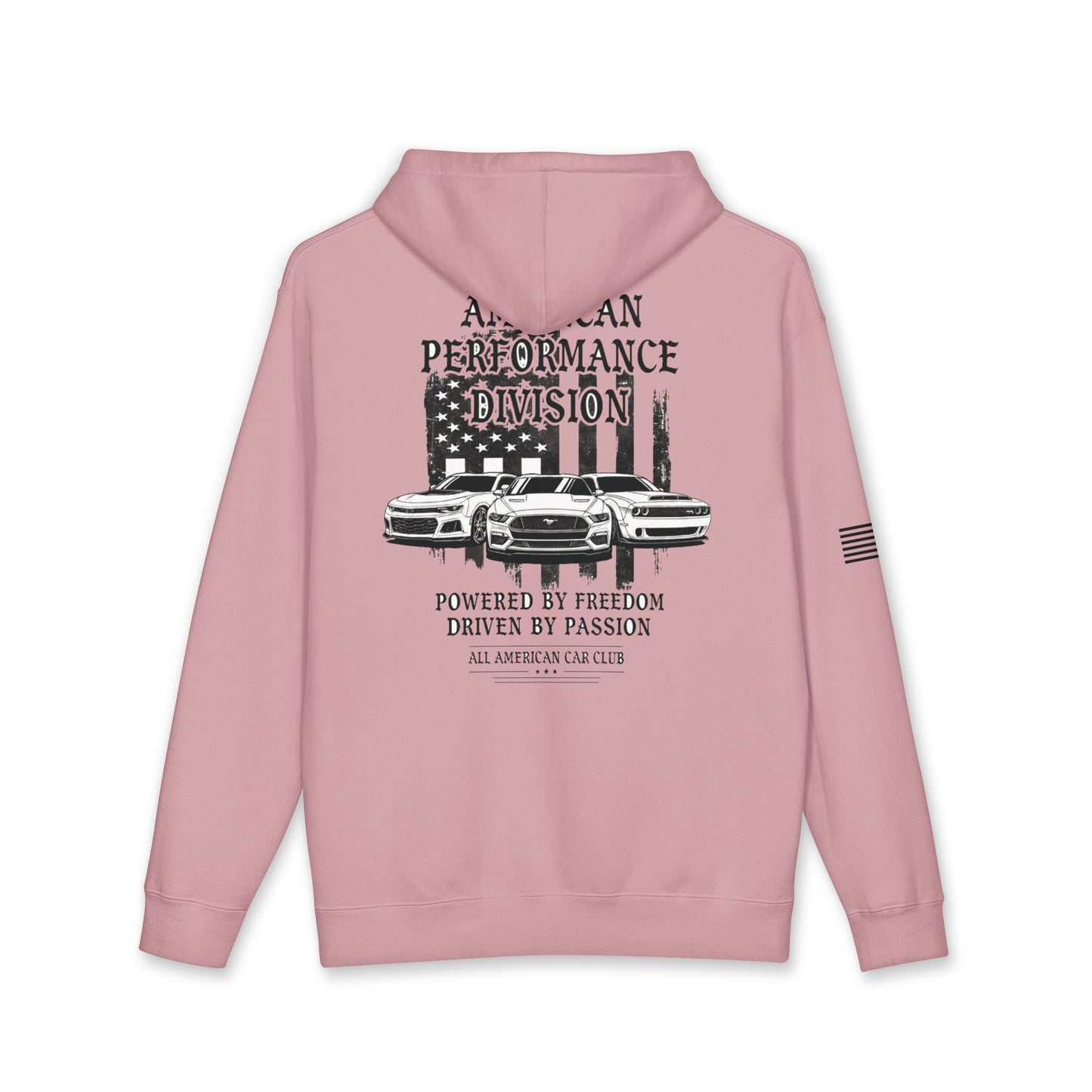 All American Car Club Hoodie — Performance Division Vintage Muscle Car Pullover