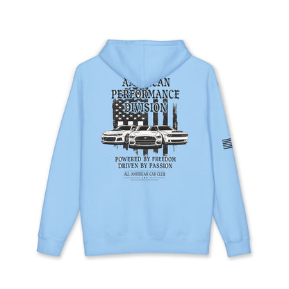 All American Car Club Hoodie — Performance Division Vintage Muscle Car Pullover