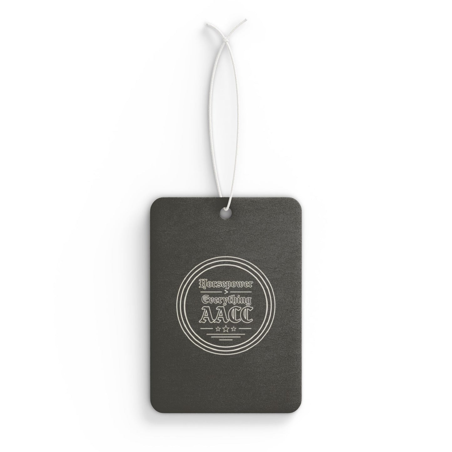 Car Air Freshener — Vintage Circular Logo Scent Tag