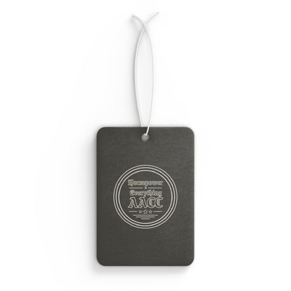 Car Air Freshener — Vintage Circular Logo Scent Tag